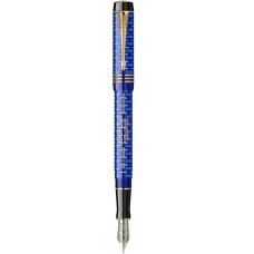 Ручка перьевая Parker DUOFOLD 100 Limited Edition Blue FP18 F