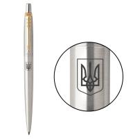 Ручка кулькова Parker JOTTER UKRAINE Stainless Steel GT BP Герб України