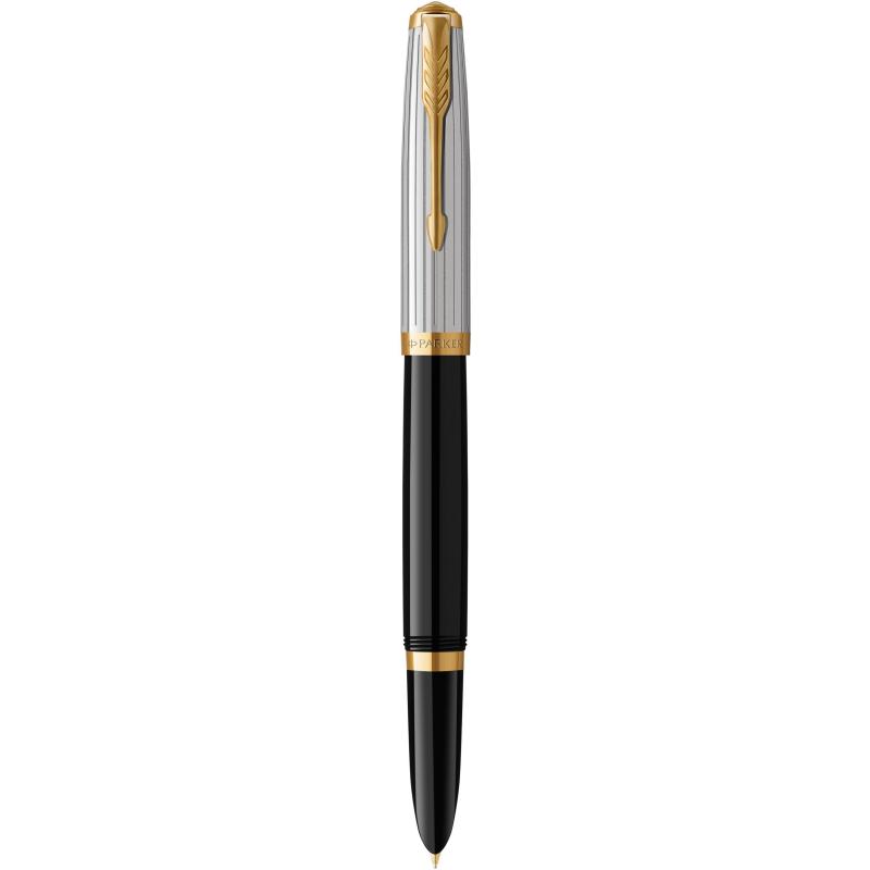 Ручка перова Parker PARKER 51 Premium Black GT FP F