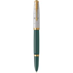 Ручка перова Parker PARKER 51 Premium Forest Green GT FP F