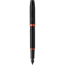 Ручка перова Parker IM Professionals Vibrant Rings Flame Orange BT FP F