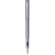 Ручка перьевая Parker VECTOR XL Metallic Silver Blue CT FP F