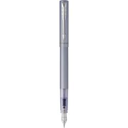 Ручка перова Parker VECTOR XL Metallic Silver Blue CT FP F