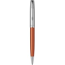 Ручка шариковая Parker SONNET Essentials Metal & Orange Lacquer CT BP