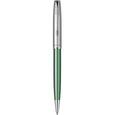 Ручка шариковая Parker SONNET Essentials Metal & Green Lacquer CT BP