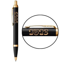 Ручка кулькова Parker IM ZODIAC Black GT BP Рік Кролика