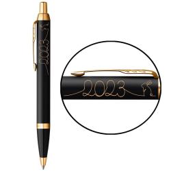 Ручка кулькова Parker IM ZODIAC Black GT BP 2023 Рік Кролика
