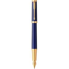 Ручка перьевая Parker INGENUITY Blue Lacquer GT FP F