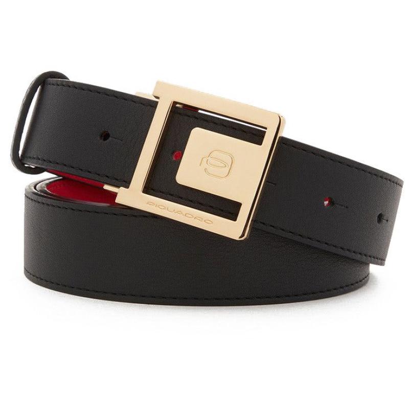 Ремінь двосторонній Piquadro CIRCLE (W92) Black-Red CU6180W92_NR