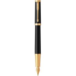 Ручка перова Parker INGENUITY Black Lacquer GT FP F