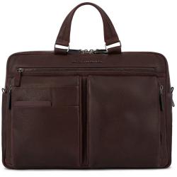 Сумка для ноутбука 15.6″ Piquadro PAAVO (S122) Dark Brown CA6026S122_TM