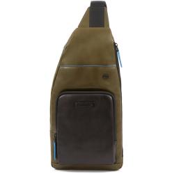 Сумка-слінг Piquadro B2 REVAMP (B2V) Green-Black CA5577B2V_VEN
