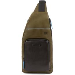 Сумка-слинг Piquadro B2 REVAMP (B2V) Green-Black CA5577B2V_VEN