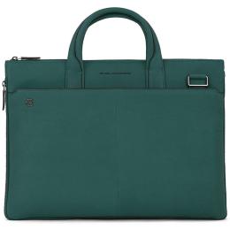 Сумка для ноутбука 15.6″ Piquadro BLACK SQUARE (B3) Cinnabar Green CA4021B3_VE3