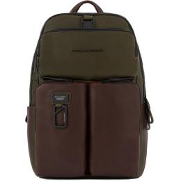 Рюкзак для ноутбука 15,6″ Piquadro HARPER (AP) Green-Brown CA5676AP_VETM