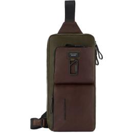 Сумка-слинг Piquadro HARPER (AP) Green-Brown CA5679AP_VETM