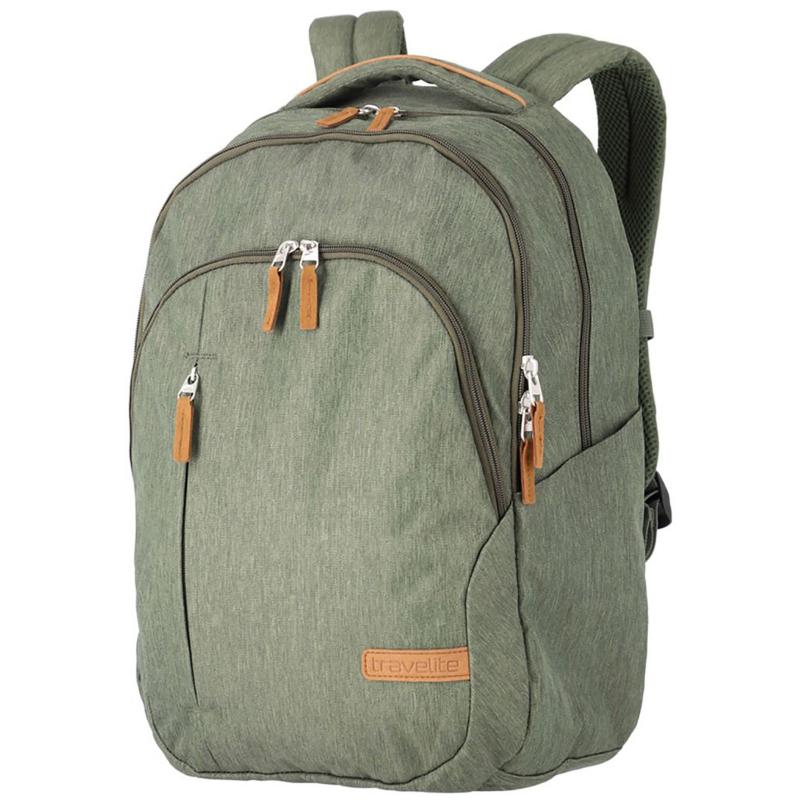 Рюкзак для ноутбука 15,6  Travelite BASICS ALLROUND/Green TL096508-82