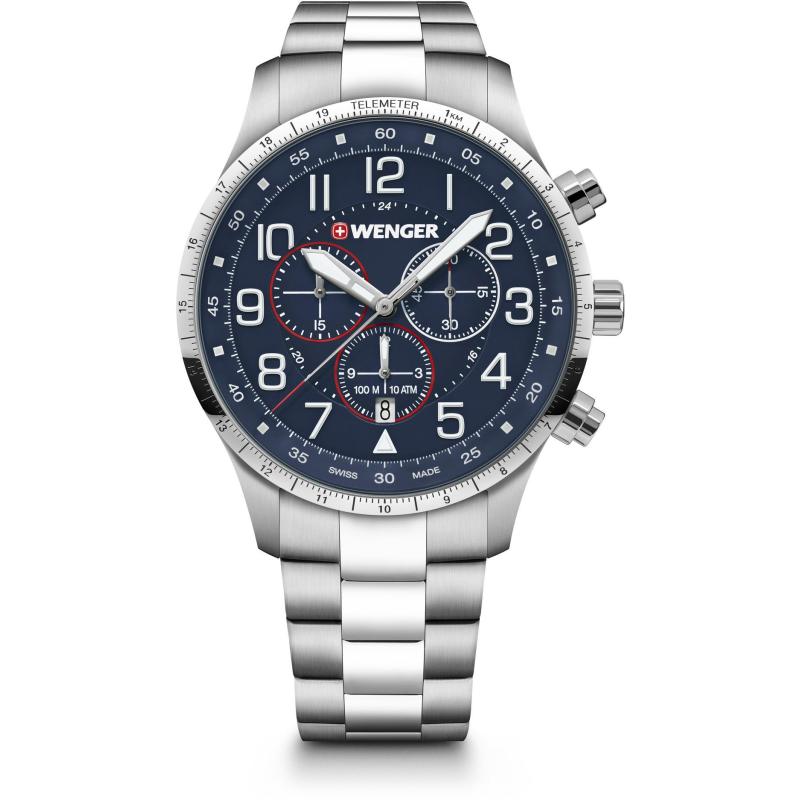 Чоловічий годинник Wenger ATTITUDE Chrono W01.1543.118
