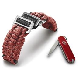 Ремешок INOX паракорд + нож Victorinox Swiss Army V 60024