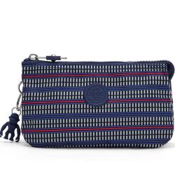 Косметичка-клатч Kipling CREATIVITY L Blue Geo Print (TH8)