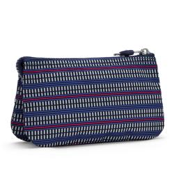 Косметичка-клатч Kipling CREATIVITY L Blue Geo Print (TH8)