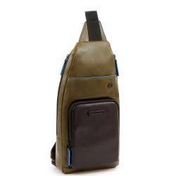 Сумка-слинг Piquadro B2 REVAMP (B2V) Green-Black CA5577B2V_VEN