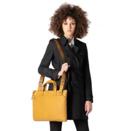 Сумка для ноутбука 15.6″ Piquadro BLACK SQUARE (B3) Yellow CA4021B3_G