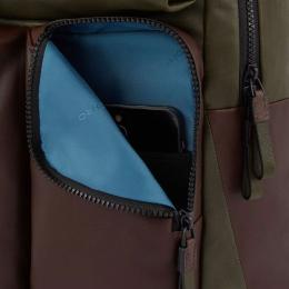 Рюкзак для ноутбука 15,6″ Piquadro HARPER (AP) Green-Brown CA5676AP_VETM
