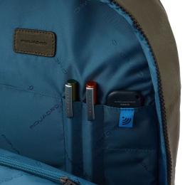 Рюкзак для ноутбука 15,6″ Piquadro HARPER (AP) Green-Brown CA5676AP_VETM