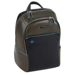 Рюкзак для ноутбука 14″ Piquadro BLUE SQUARE (B2) Olive-Black CA3214B2_VEN