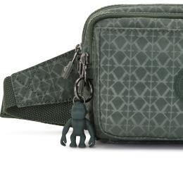 Сумка 2 в 1 Kipling ABANU MULTI Sign Green Emb (F6C)