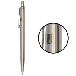 Ручка кулькова Parker JOTTER UKRAINE Stainless Steel CT BP Прапор синьо-жовтий на ковпачку