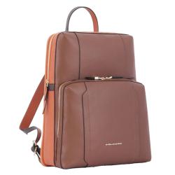 Рюкзак для ноутбука 15,6″ Piquadro CIRCLE (W92) Brown-Orange CA6216W92_MAR