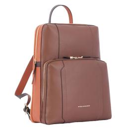 Рюкзак для ноутбука 15,6″ Piquadro CIRCLE (W92) Brown-Orange CA6216W92_MAR