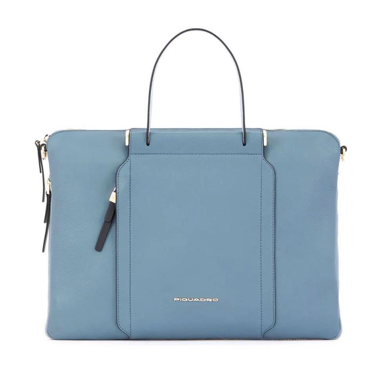 Сумка для ноутбука 15.6 Piquadro CIRCLE (W92) Blue-Grey CA4021W92_AVGR