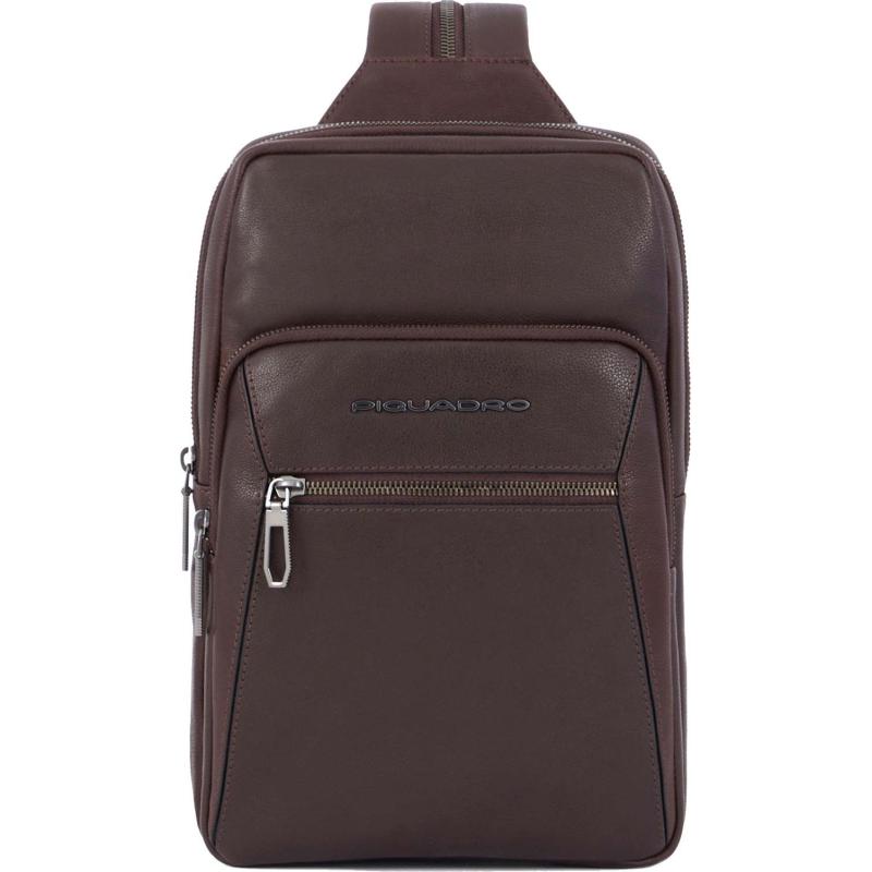 Рюкзак з відділенням для iPad Piquadro RHINO (W118) Dark Brown CA6247W118_TM