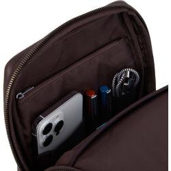 Рюкзак з відділенням для iPad Piquadro RHINO (W118) Dark Brown CA6247W118_TM