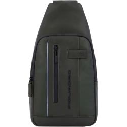 Сумка-слінг з підсвічуванням Piquadro URBAN (UB00) Forest Green CA4536UB00L_VE8