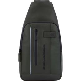 Сумка-слинг с подсветкой Piquadro URBAN (UB00) Forest Green CA4536UB00L_VE8