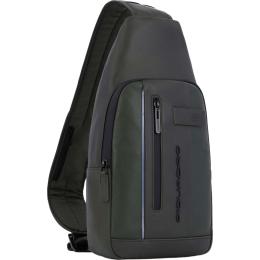 Сумка-слинг с подсветкой Piquadro URBAN (UB00) Forest Green CA4536UB00L_VE8
