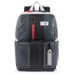 Рюкзак с LED-подсветкой Piquadro URBAN (UB00) Grey-Black CA3214UB00BML_GRN