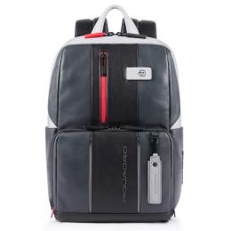 Рюкзак с LED-подсветкой Piquadro URBAN (UB00) Grey-Black CA3214UB00BML_GRN