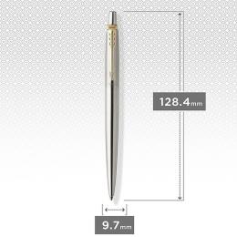 Ручка кулькова Parker JOTTER UKRAINE Stainless Steel GT BP Тризуб