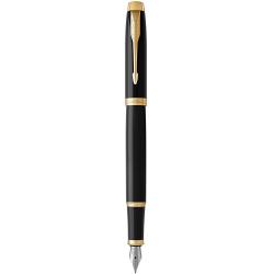 Ручка перова Parker IM Black GT FP M