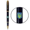 Ручка ролерна Parker IM UKRAINE Black GT RB Герб України синьо-жовтий