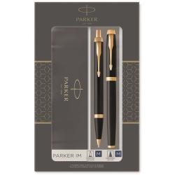 Набір Parker IM Black GT FP+BP (перова та кулькова ручка)