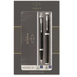 Набір Parker IM Black CT FP+BP (перова та кулькова ручка)