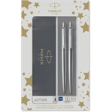 Набор Parker JOTTER Stainless Steel CT BP+PCL (шариковая ручка и карандаш)