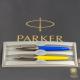 Подарунковий набір Parker JOTTER Originals UKRAINE Blue CT BP + Yellow CT BP (2 кулькові ручки)