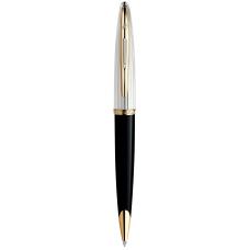 Ручка шариковая Waterman CARENE Deluxe Black/silver BP